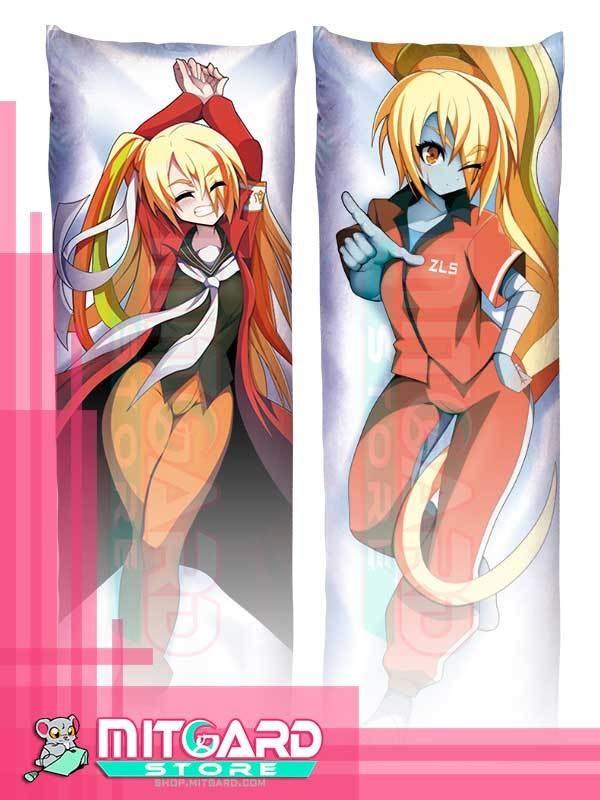 ZOMBIE LAND SAGA Legendary Kamikaze squad leader Saki Nikaido Body pillow case Dakimakura - 50cmx150cm / Peach Skin / 2 Sides Printed - 1
